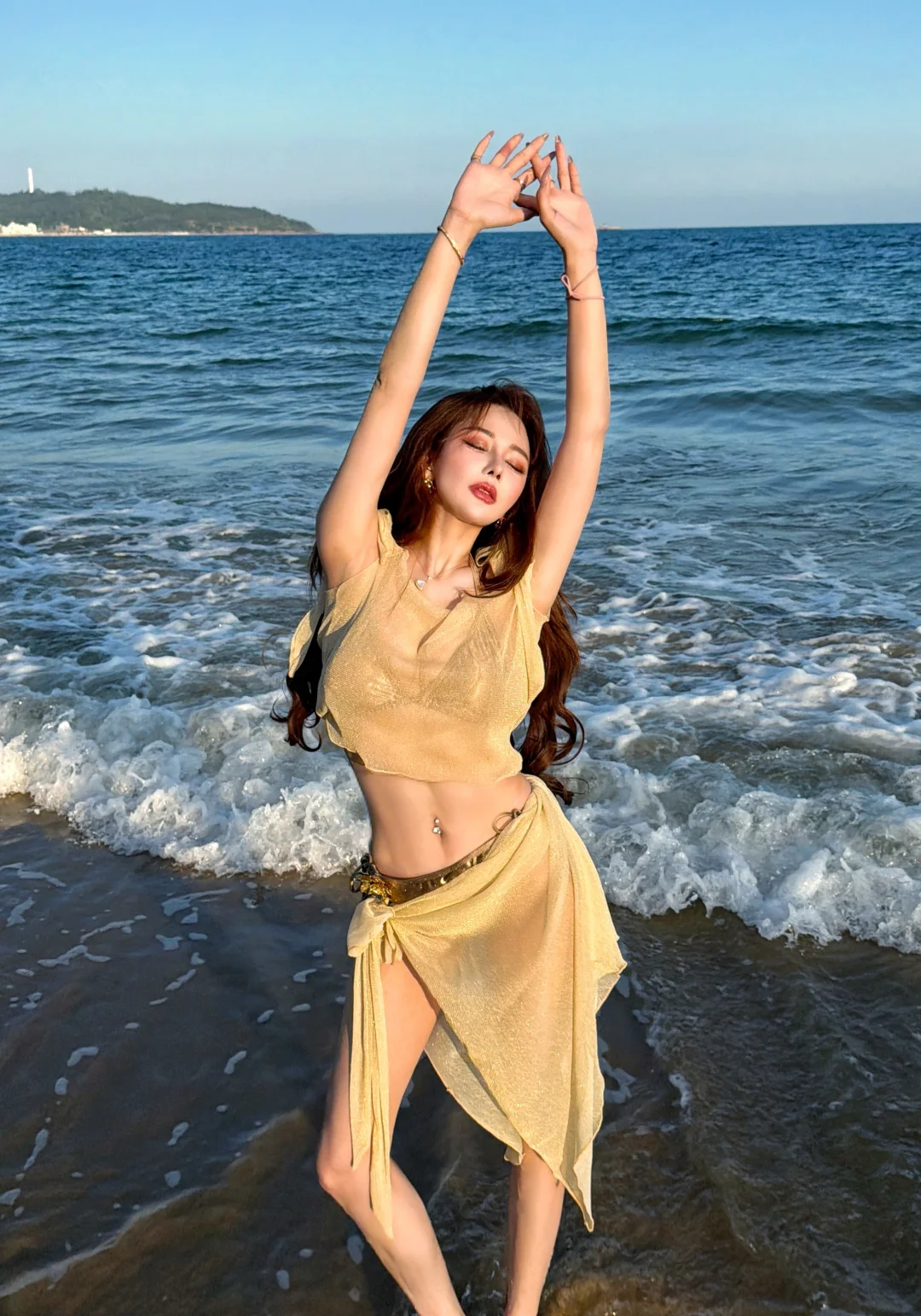 存一些海边拍照姿势🌊