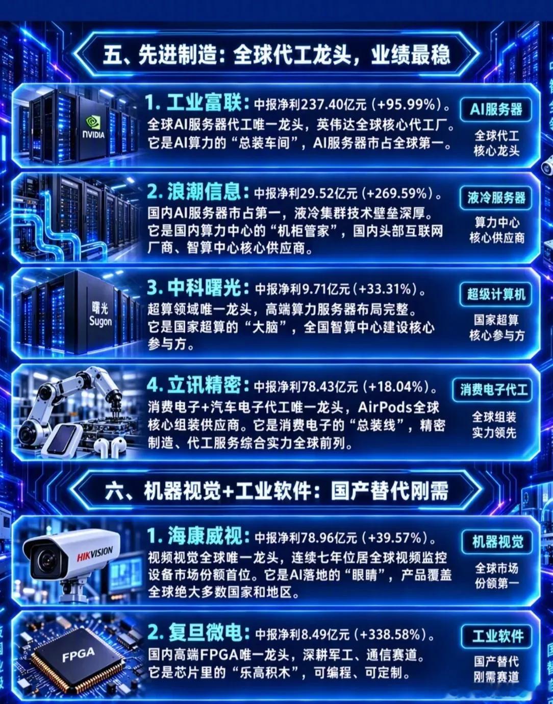 未来十年值得长期看的30只“唯一性”科技股（国产替代核心），帮你梳理成6大主线，