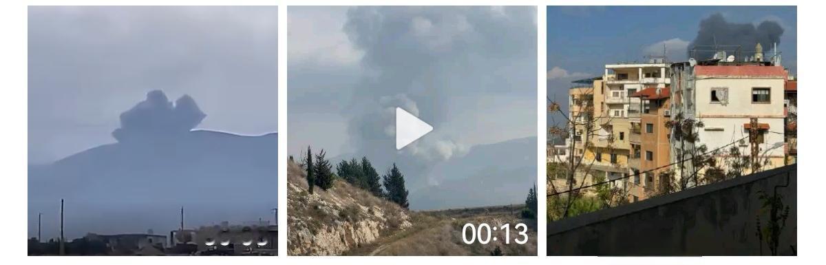 以色列空军对黎巴嫩南部和东部山区发动了新的空袭。 ​​​