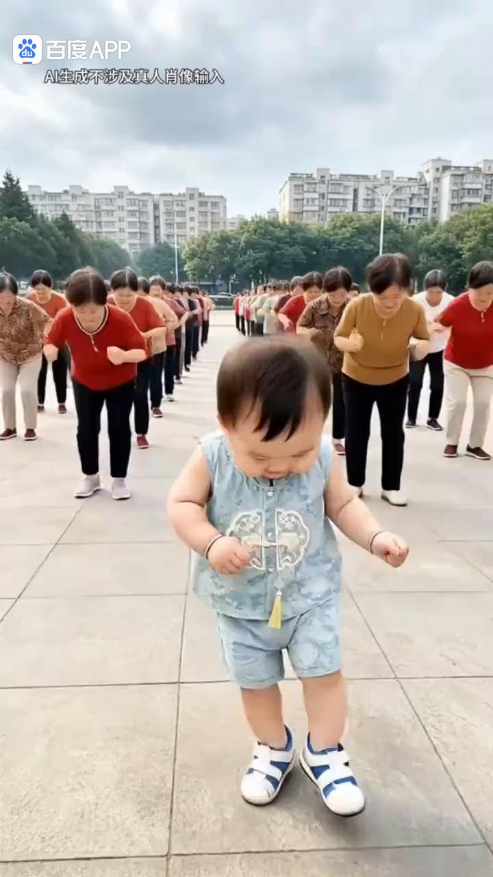 AI生成不涉及真人肖像输入。
百度APP。