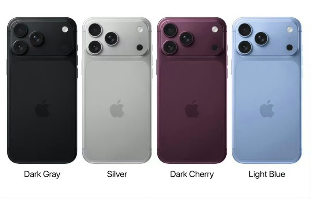 曝iPhone18Pro四款配色新颜色似乎看起来并不怎么样甚至都没有17 Pro