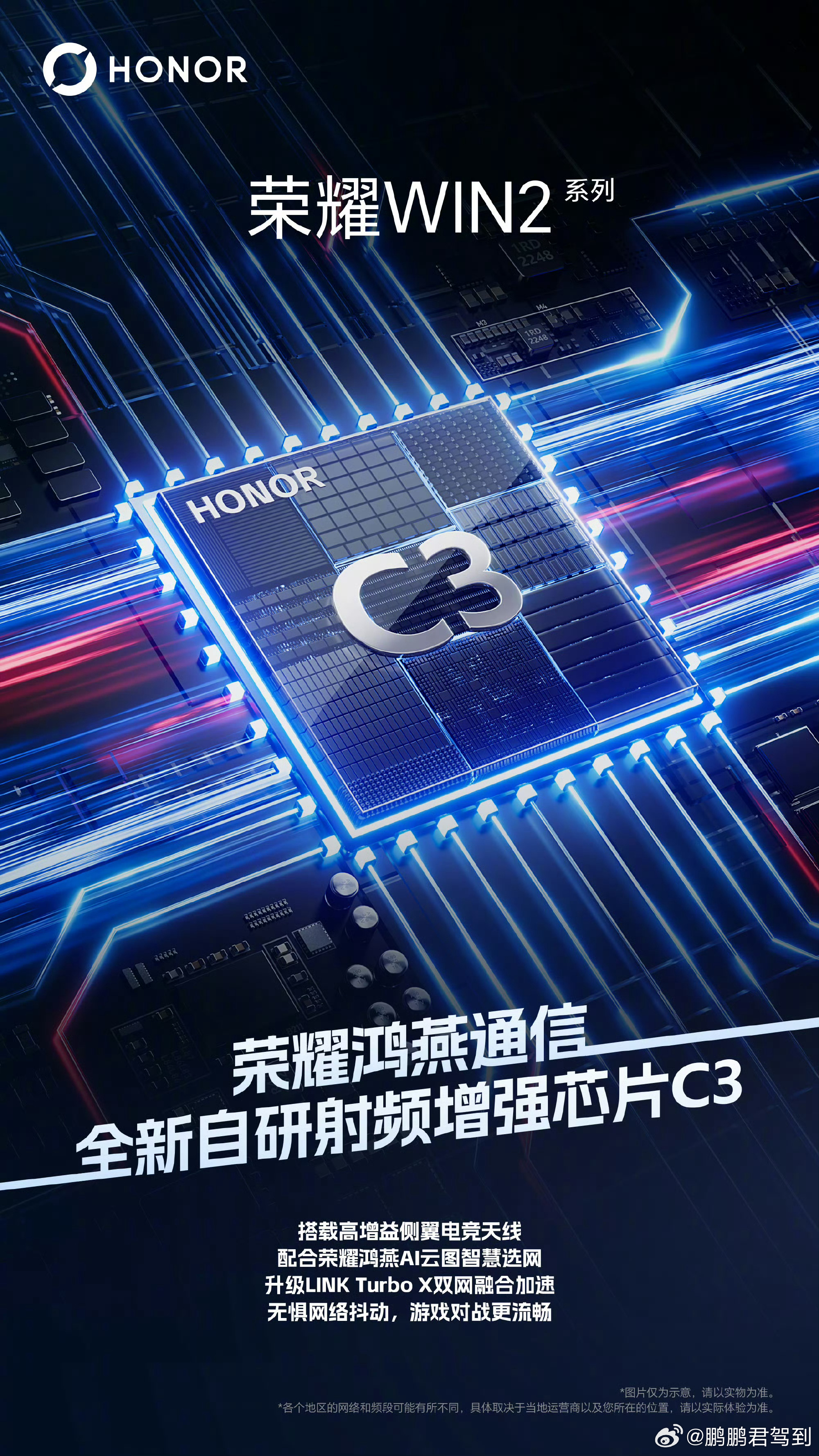 信号稳住，战力全开！荣耀WIN2 系列搭载荣耀鸿燕通信，配备全新自研射频增强芯片