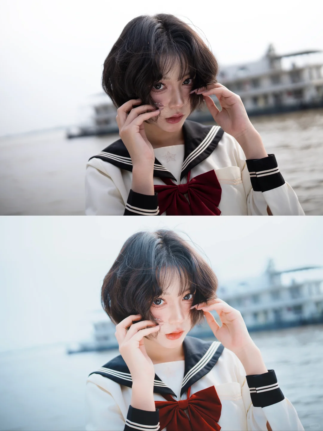 模特说我的调色像魔法！JK小清新调色参数