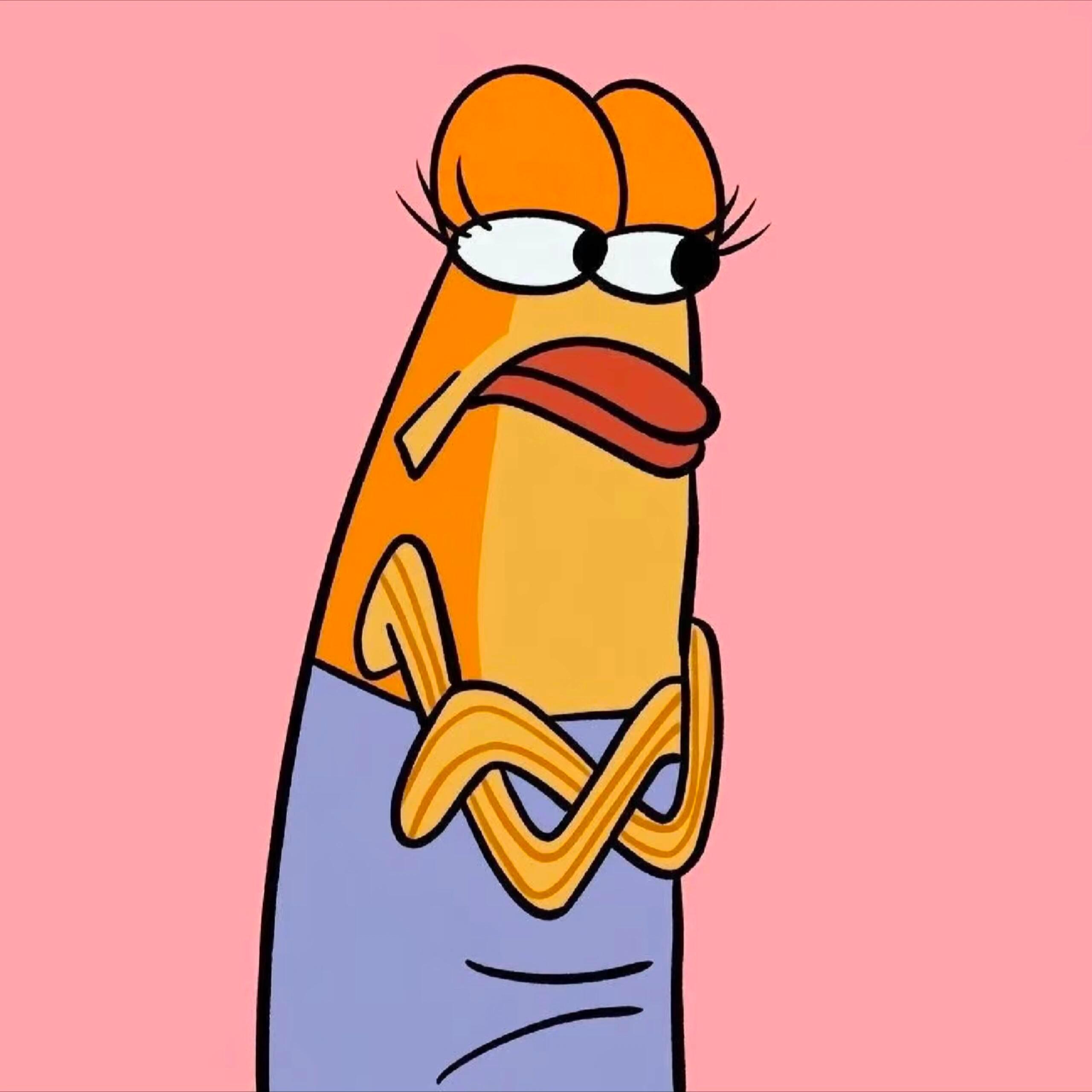 憨憨比奇堡路人鱼表情包 