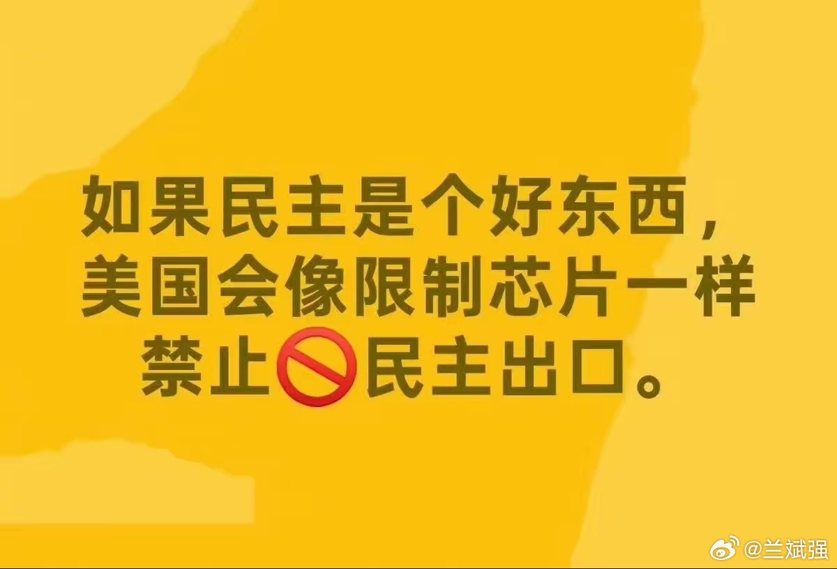 这里说的“民主”特指“美式民主”。 