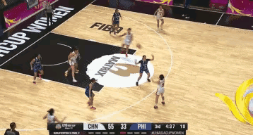 U16女篮亚洲杯半决赛资格赛，中国队82 - 50大胜菲律宾队，李安妮替补登场，