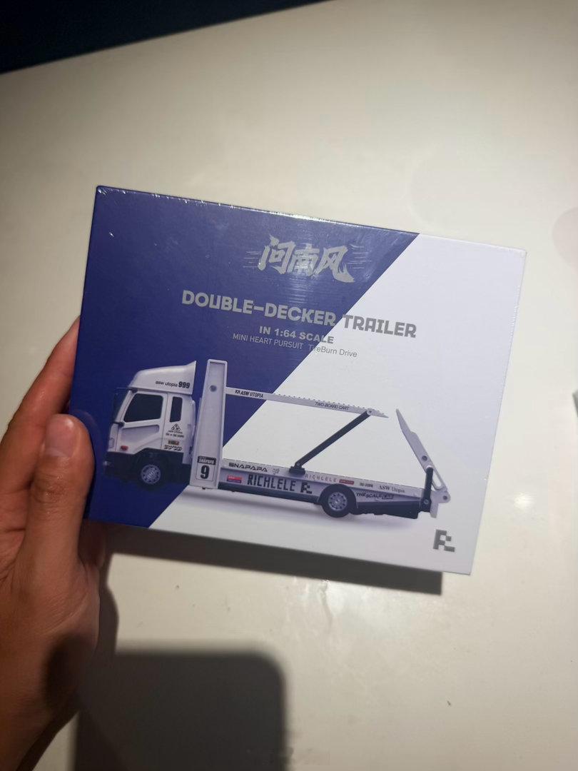 依旧国货小比例遥控之光！问南风新出的这款自卸板救援车，搭配1:64模型玩，超级赞