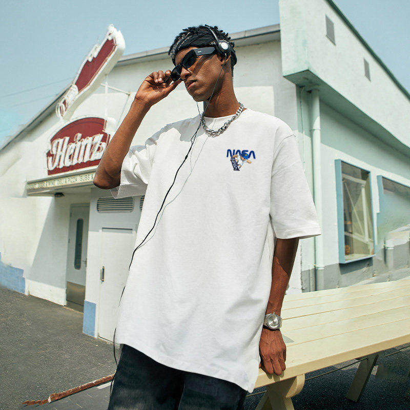 9.9/件NASA新款2026男女同款个性时尚短袖 