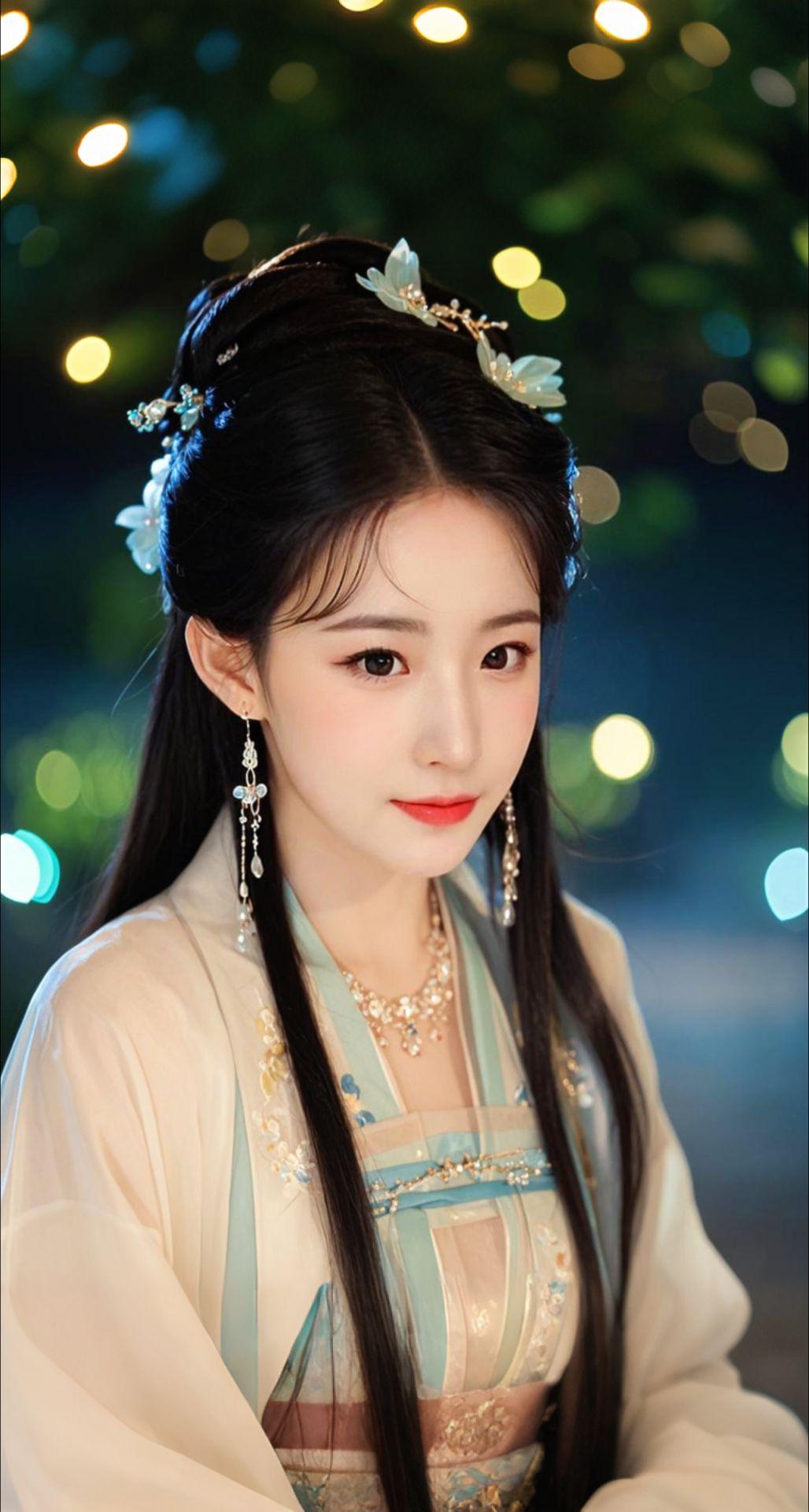 AI扩图 AI清美盛妆