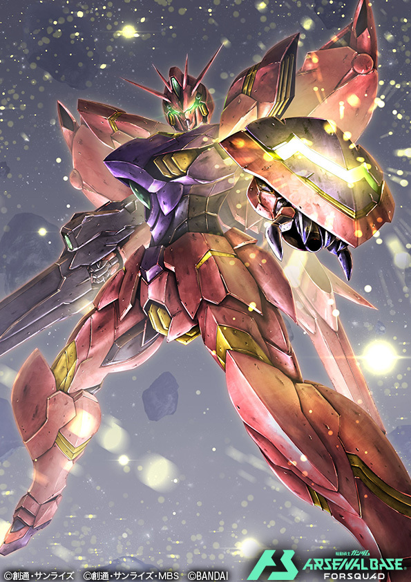 TAKA-F为街机卡游「机动战士高达ARSENAL BASE」绘制的新卡：火星高