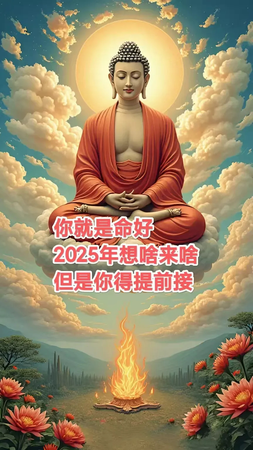你就是命好，2025年，你想啥来啥，所有愿望都轻松实现，求财得财，求利得利，求子