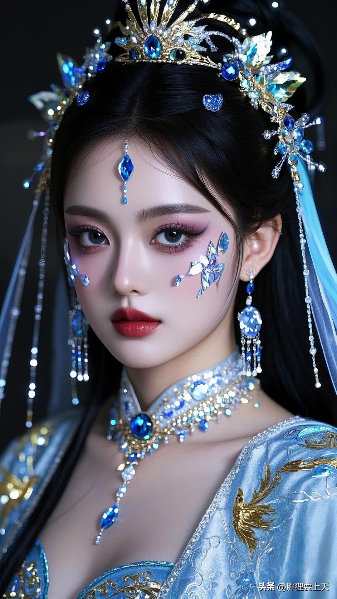 古桥流水映花红，汉服飘扬伴鸟鸣，诗意浪漫共舞飞，古韵悠长入梦来。 美女人像群 高