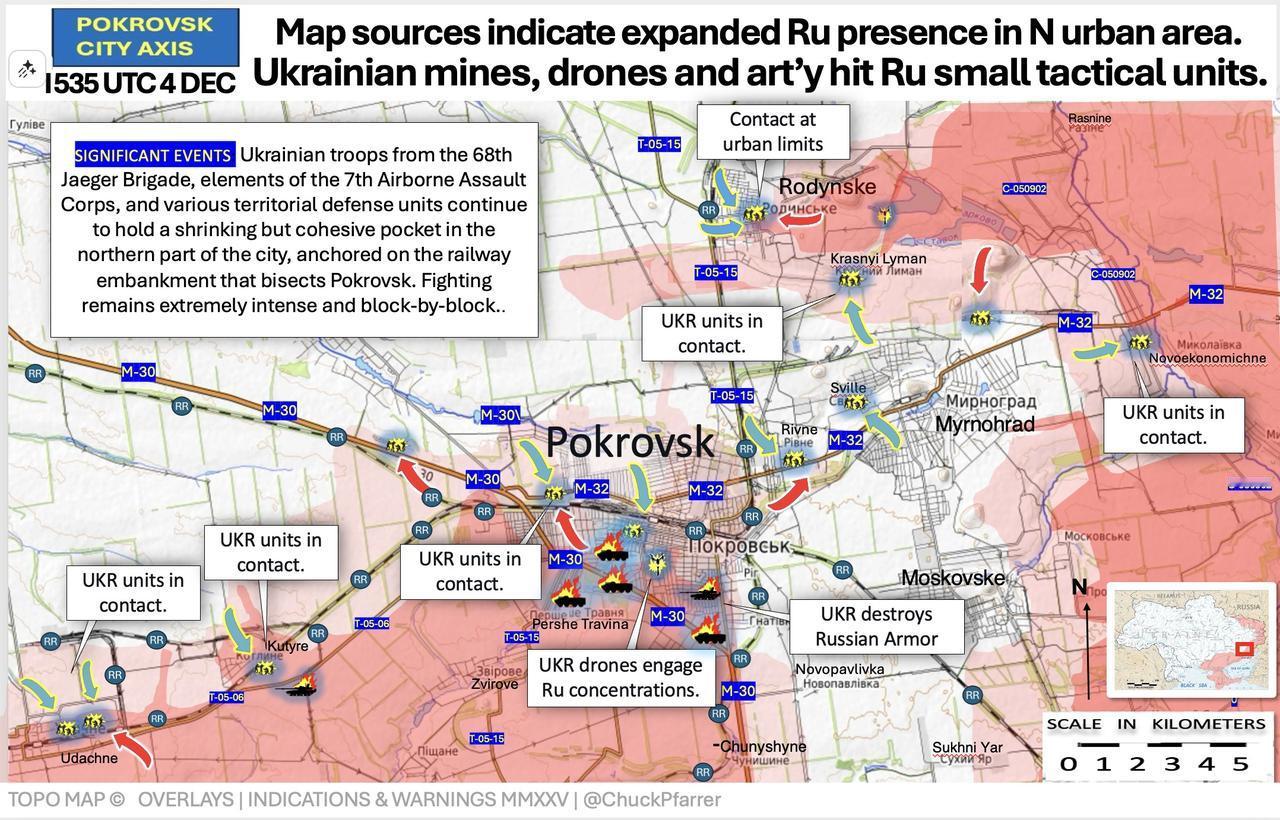 波克罗夫斯克：英国皇家空军第68旅的部队、第7空降突击队的部队和国土防御部队继续