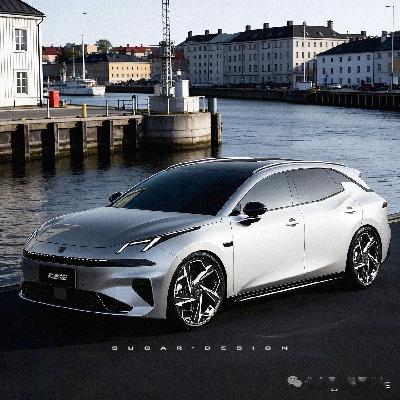 更运动的尾部设计！领克07GT猎装车新车预览！领克 07