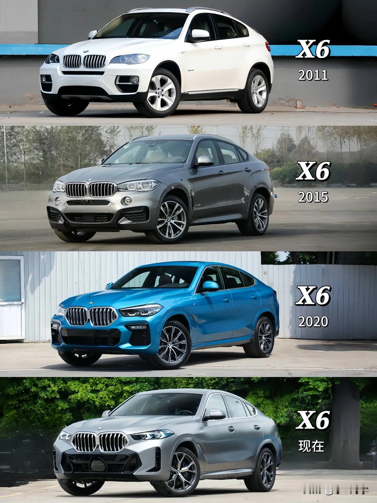 轿跑SUV的鼻祖——宝马X6
十多年前高中刚毕业的我第一次在路边见到宝马X6，当