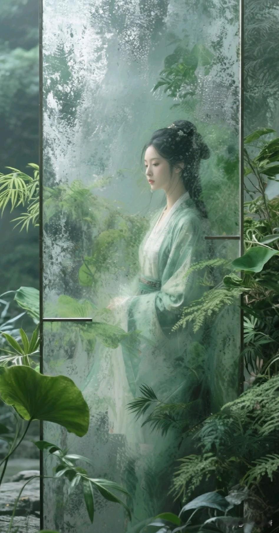 《归期赋》

潮痕蚀岸终归海，云影移山自入林。
半世浮槎迷古渡，一蓑烟雨洗尘襟。