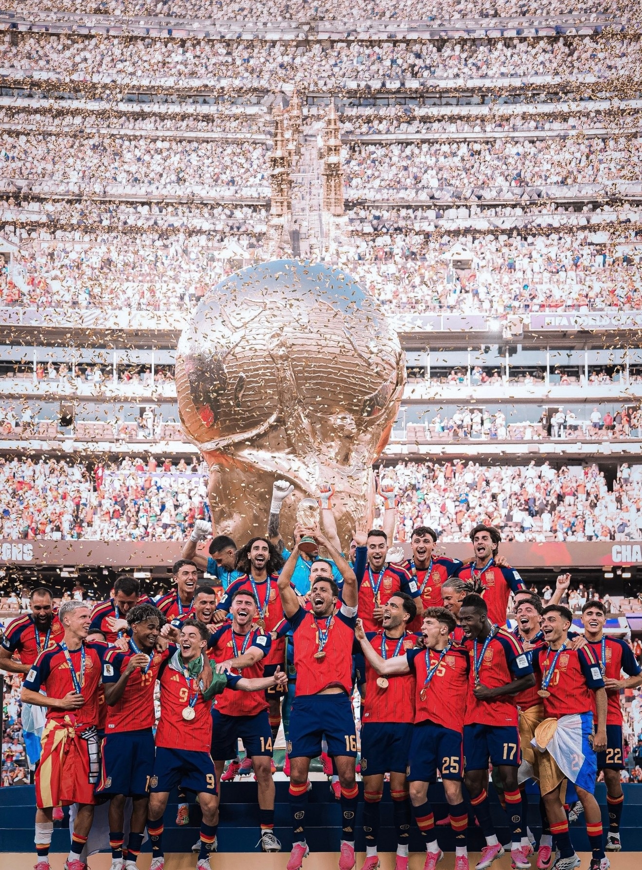 西班牙冠军2010、2026，16年过的真快呀祝贺西班牙 