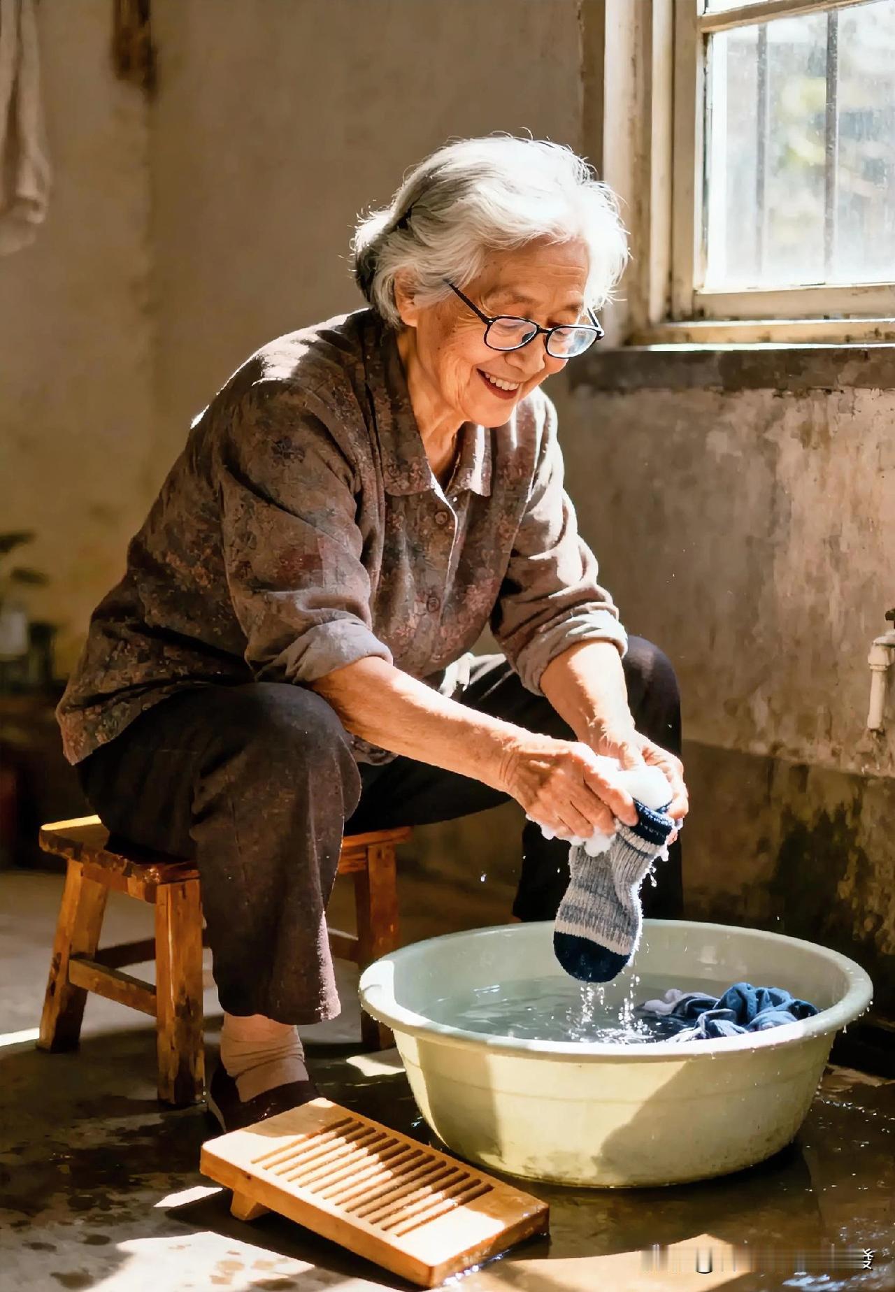 母亲62岁，坚持给我洗了20年的袜子，我不让她洗，真的错了吗？现在的母亲，腰背早