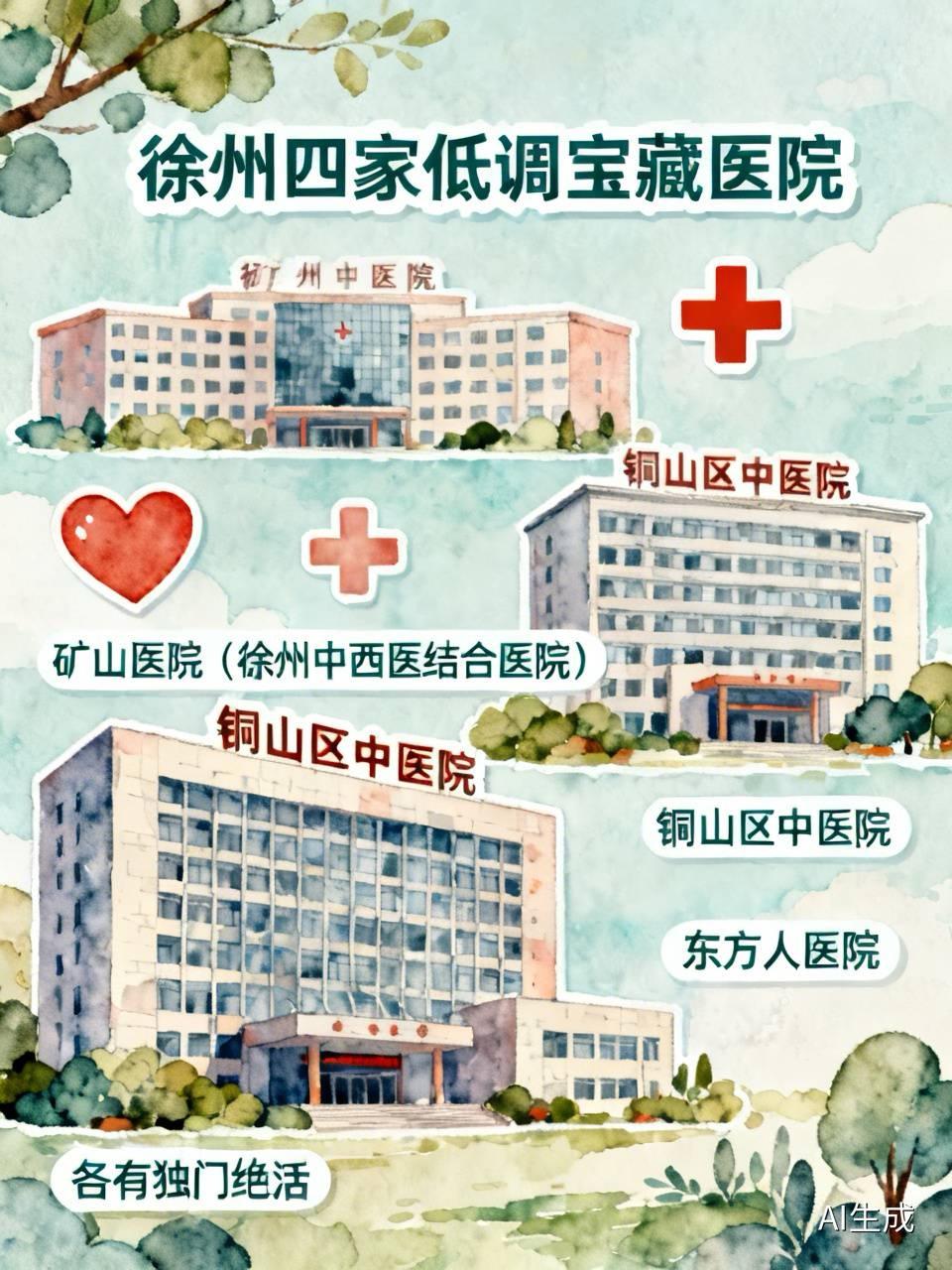 徐州四家低调宝藏医院，各有独门绝活

徐州看病不必只挤徐医附院、市中心医院，本地