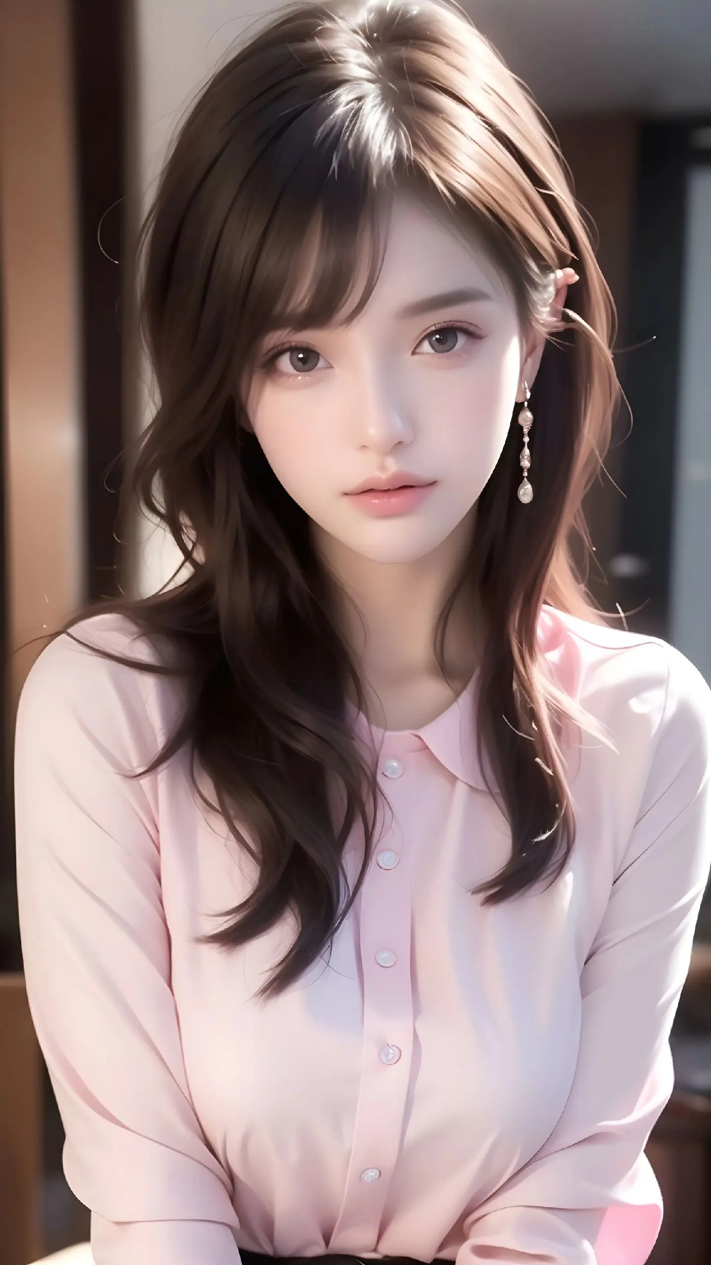 美女之美丽，不仅在外表，更在气质与风度，如同一朵盛开的莲花，清雅迷人。