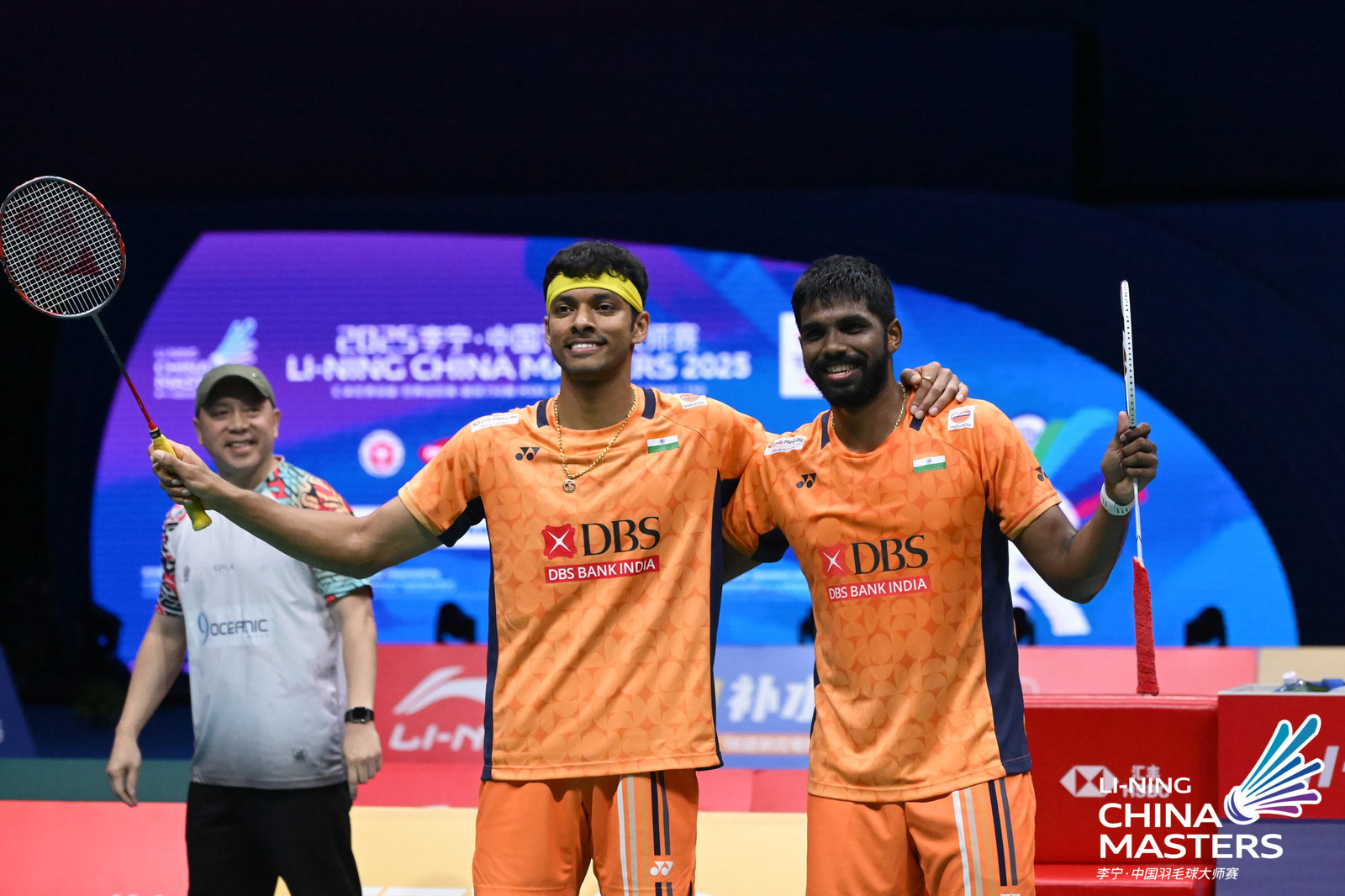 兰基雷迪/谢提🇮🇳 21-17、21-14 🇲🇾谢定峰/苏伟译决赛对手：