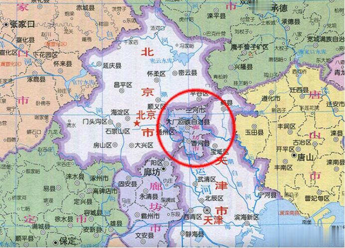 中国内地一块飞地，背靠京津，但几乎被放弃。

河北省是网友眼里的是山河四省之一，