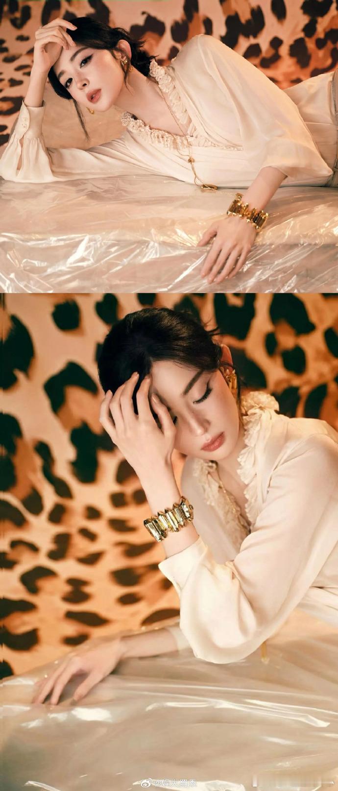 娜扎 这真是人类能长出来的脸吗 别人用美颜相机都修不出的面部折叠度，娜扎直接长成