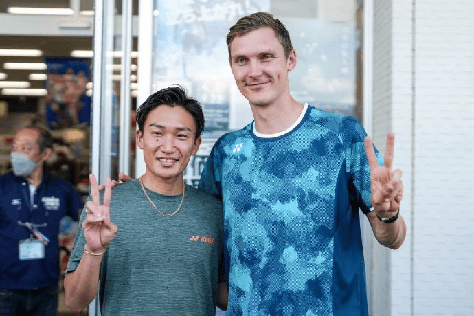 桃田贤斗发文祝福安赛龙：祝贺你拥有如此辉煌的职业生涯