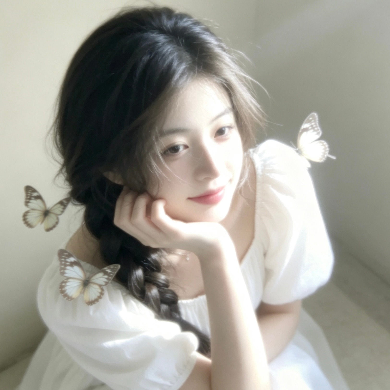 𝑾𝒆𝑪𝒉𝒂𝒕｜简约女头｜高级感头像｜万能款｜适配强｜无水印｜清冷风格