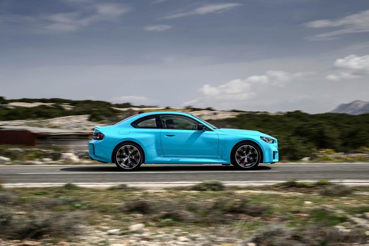 BMW M2 xDrive，四驱的M2，这个蓝色