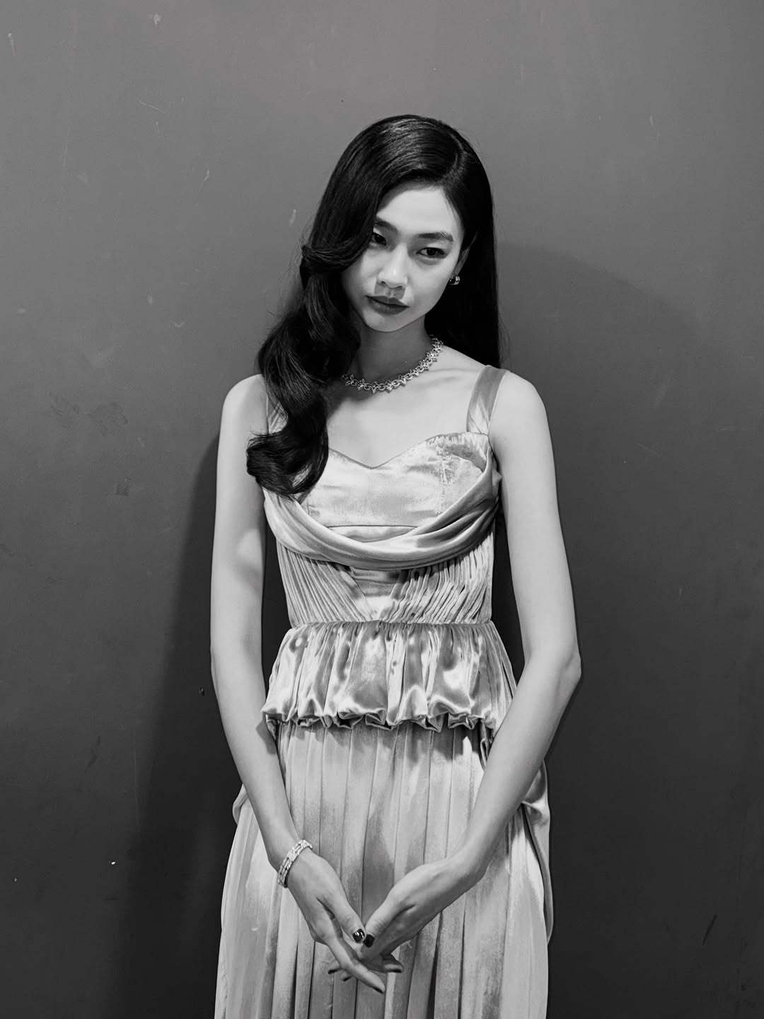 Ho Yeon Jung in Custom Louis Vuitton by 