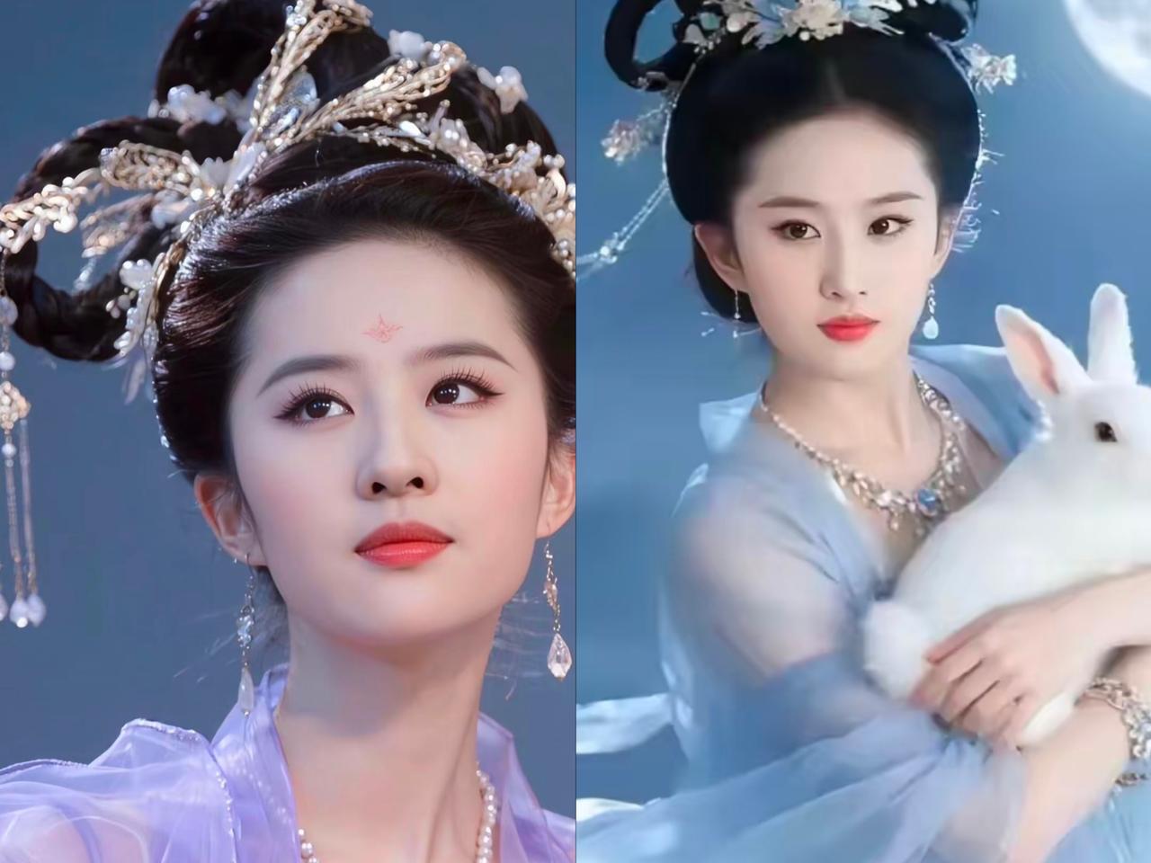 终于明白，
刘亦菲为啥没有什么作品，
查了一下才知道，原来她出道以来的造型真的是