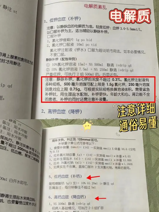 电解质紊乱处理大全学习打卡