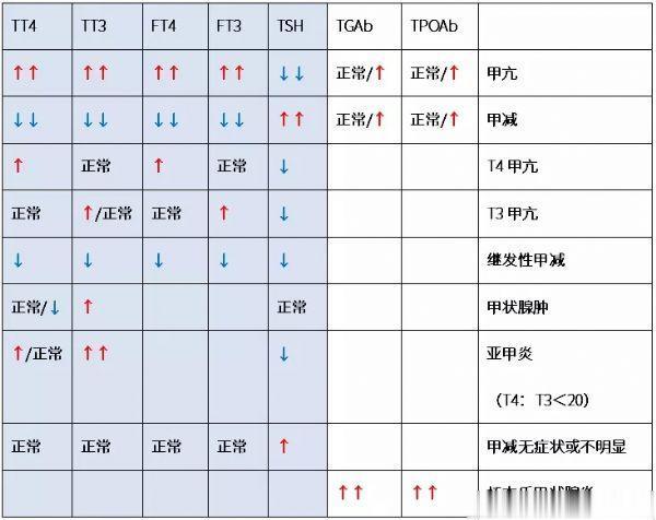 桥本甲减和桥本亚临床甲减，有什么区别，这次彻底说清楚了①甲状腺球蛋白抗体(TG)