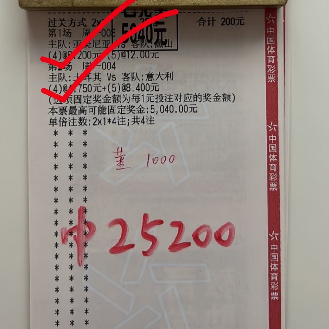 25倍进球数都有了！2.5w到手兑奖兑奖！ ​​​