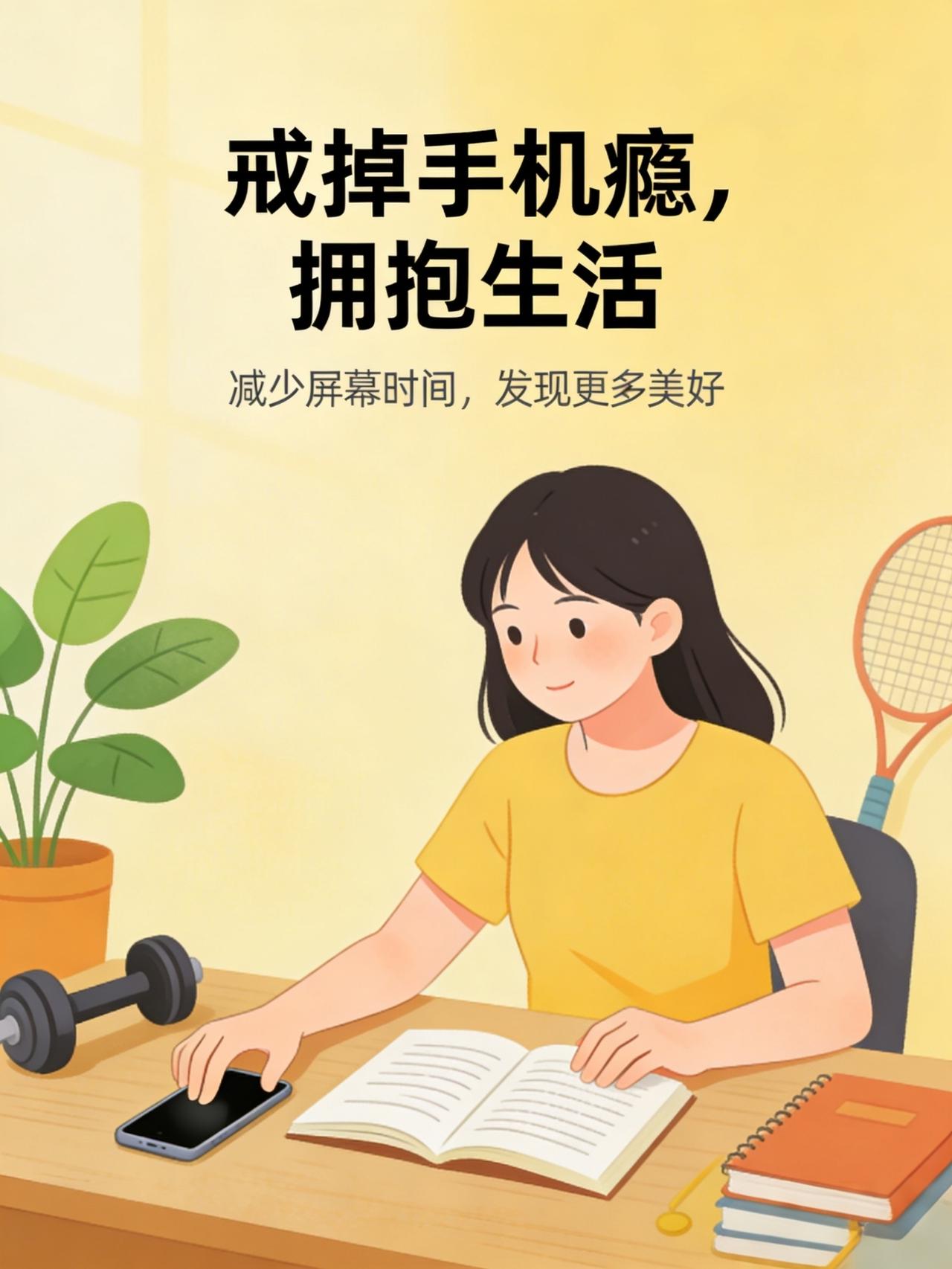 别再硬扛戒手机！3个不痛苦方法，亲测有效
 
明明只想刷5分钟，一抬头两小时没了