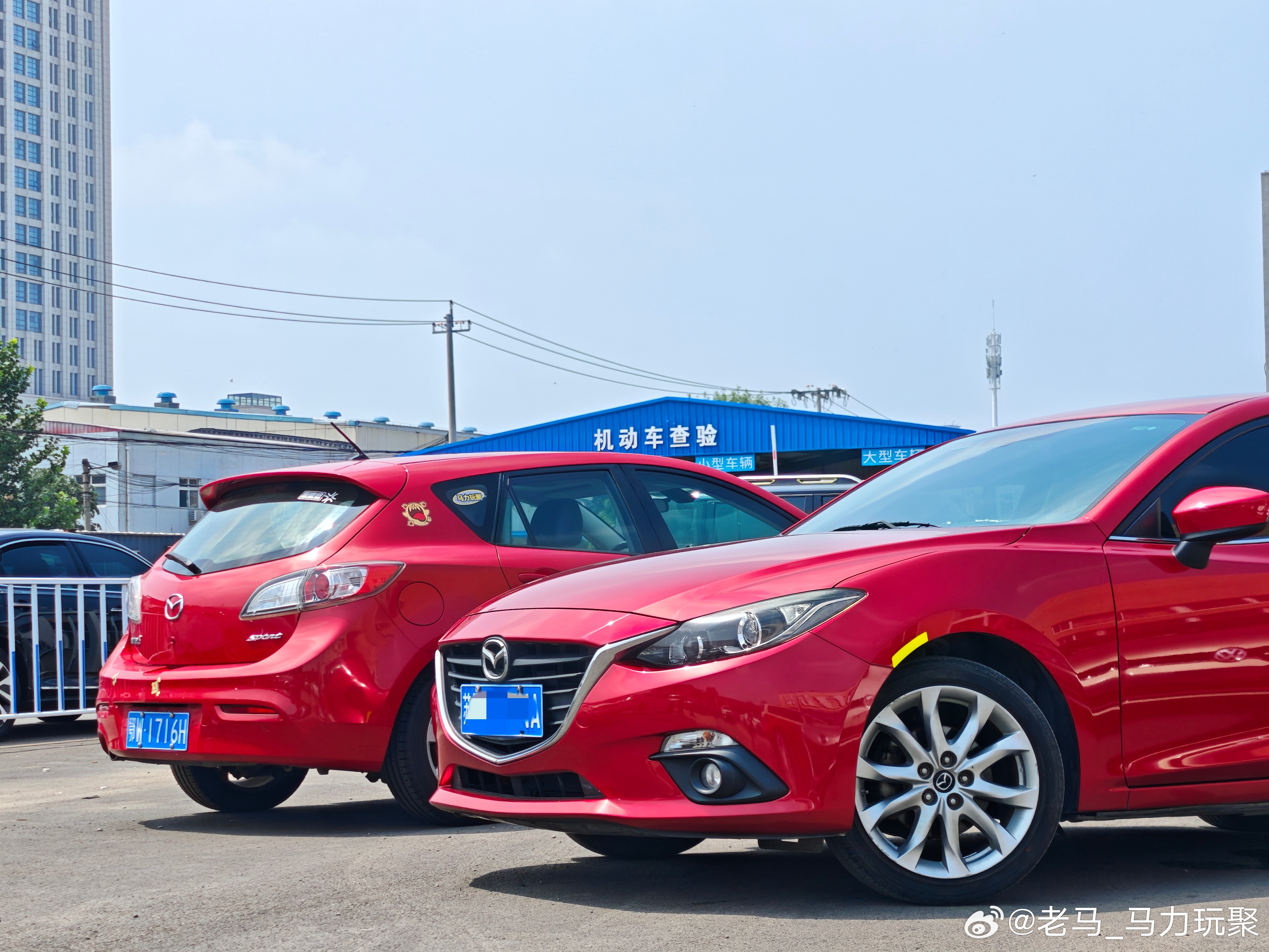 老马在路上马力玩聚 分享一台昂克赛拉两厢2.0​14年上牌12万公里​一直在使用