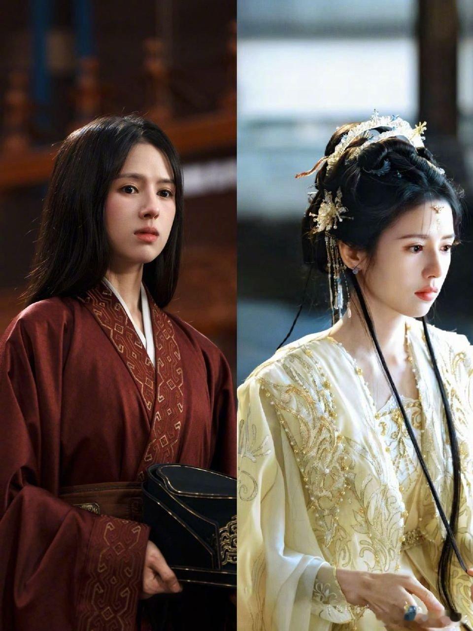 鹤男两部古装连播太爽了！一边是极星渊尊贵又带感的天玑公主，一边是灵动飒爽的侠女钟