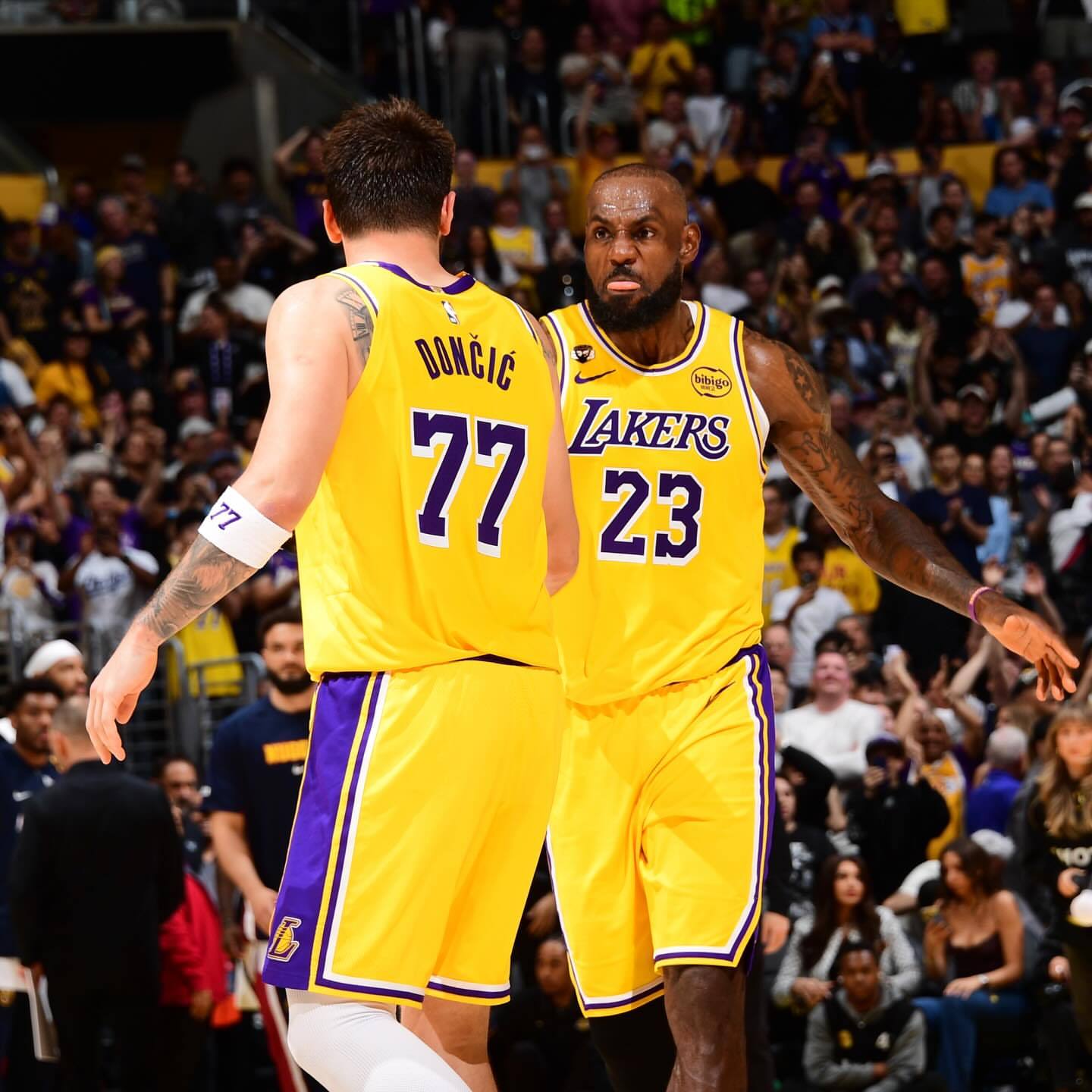 掘金vs湖人部分比赛图掘金vs湖人洛杉矶湖人