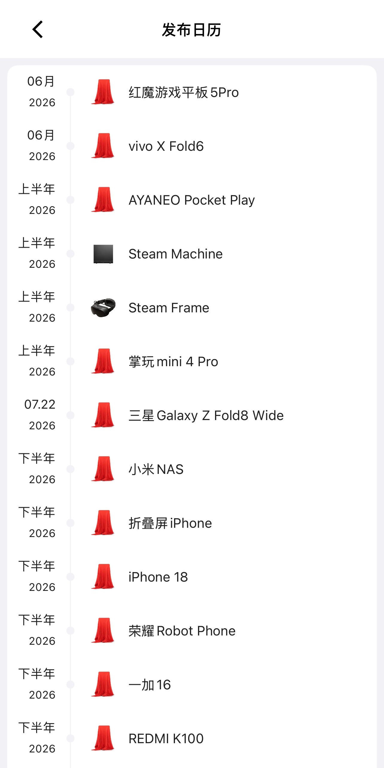 接下来要发布的数码产品，我最期待的是iPhone 18，不过老板娘说有点贵，不怎