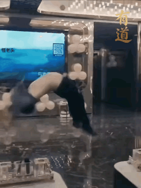 虽然胖，但是他灵活啊