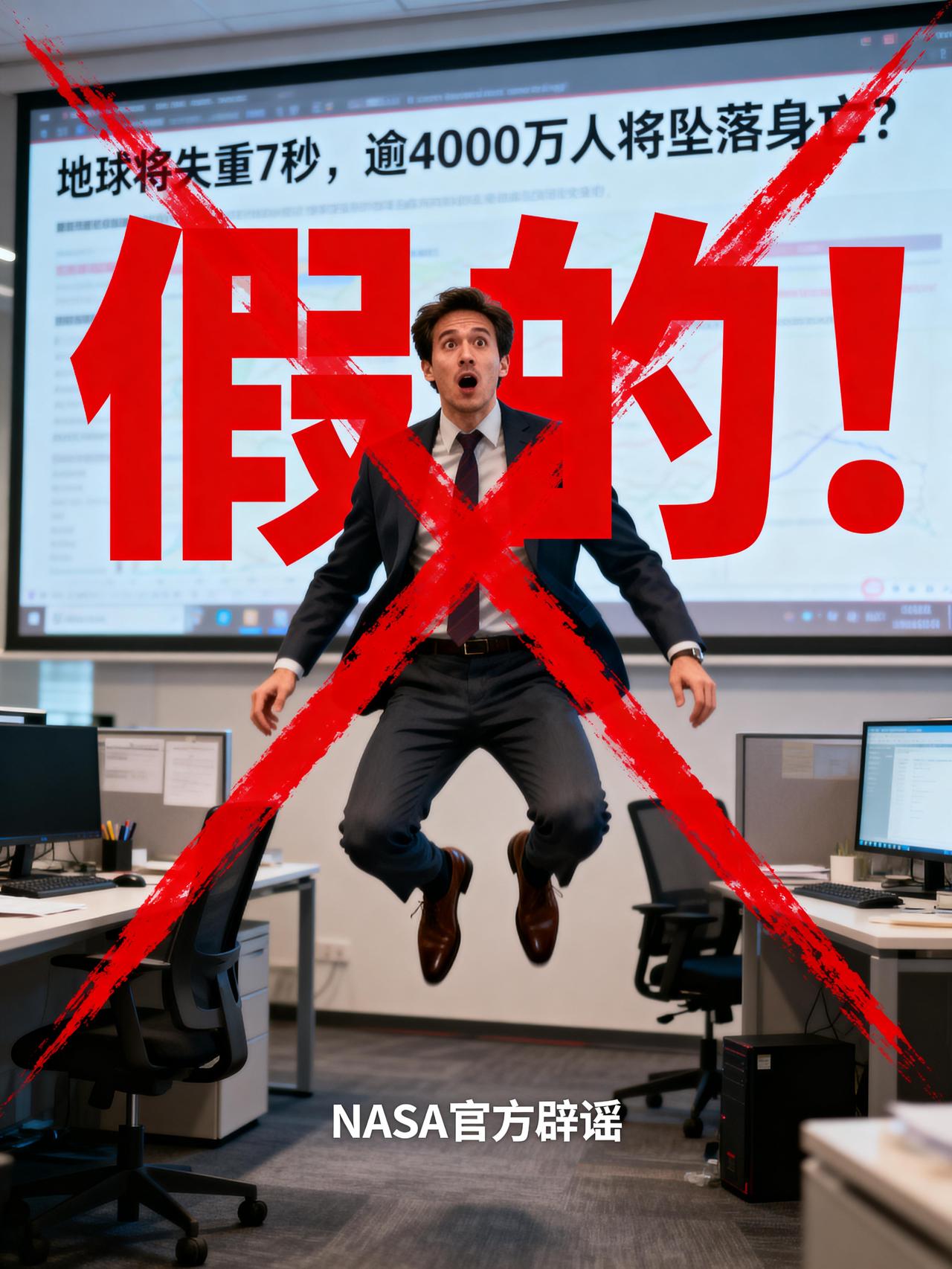 2026年8月12日“地球将失重7秒”，逾4000万人将坠落身亡。NASA被曝“