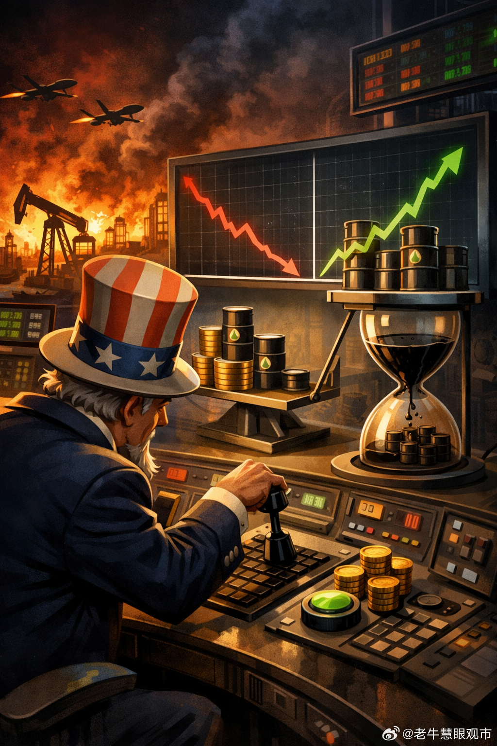 美国要亲自下场做空油价？这一次，华盛顿盯上的不是油井，而是期货盘面中东局势骤然升