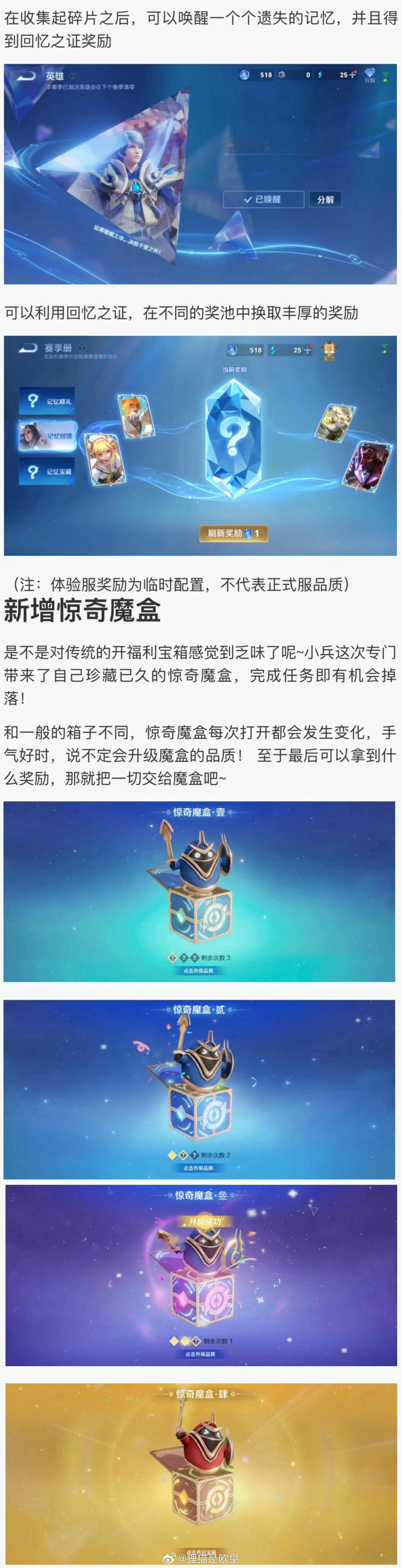 新系统：回忆、惊奇魔盒，花样百出！[喵喵][喵喵][喵喵] ​​​
