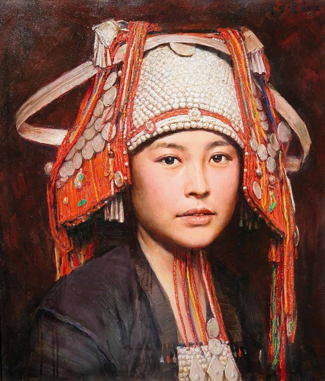 湖南长沙  李自健美术馆​《人性与爱》李自健油画 ​​​