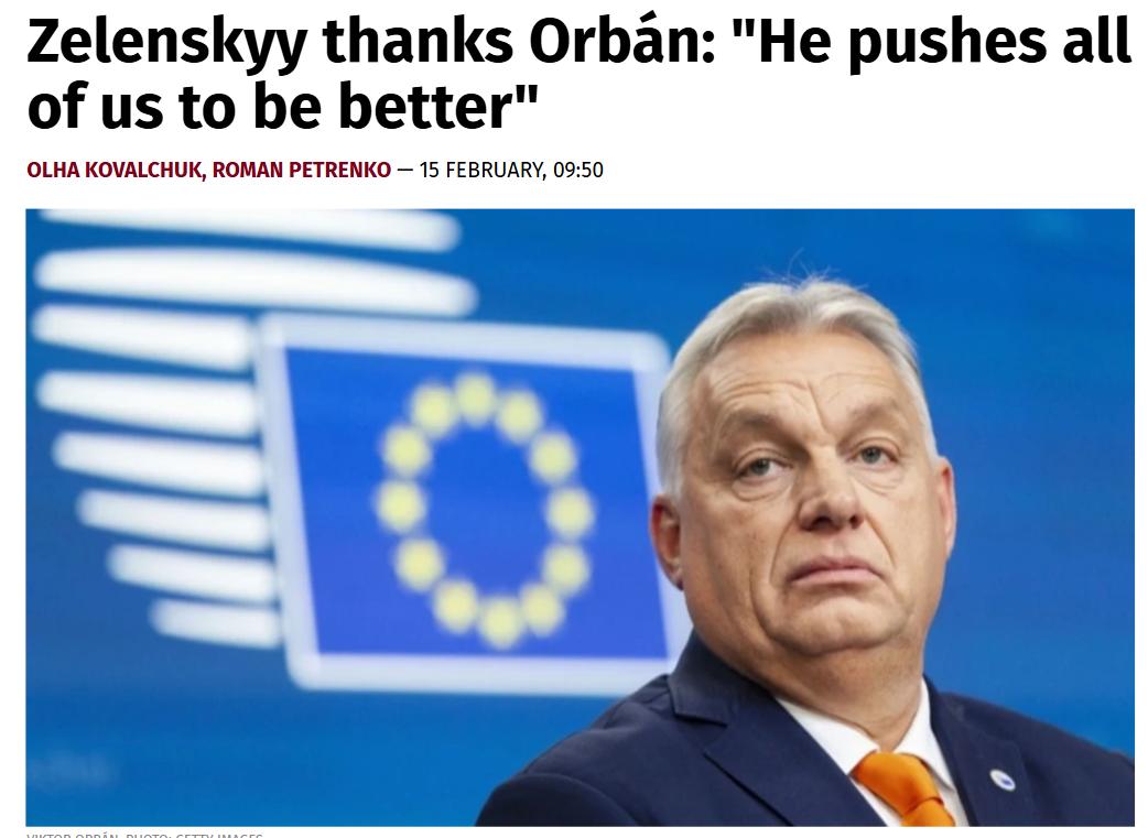 欧尔班啊， 欧尔班！听了泽连斯基的话之后，会作何感想？在慕尼黑安全会议埃瓦尔德·