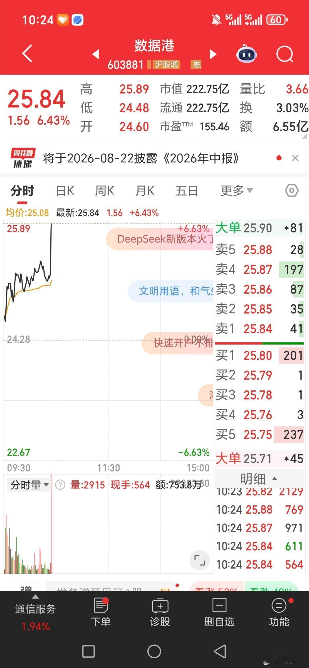 一只穿云箭来了。千军万马来相见。数据港