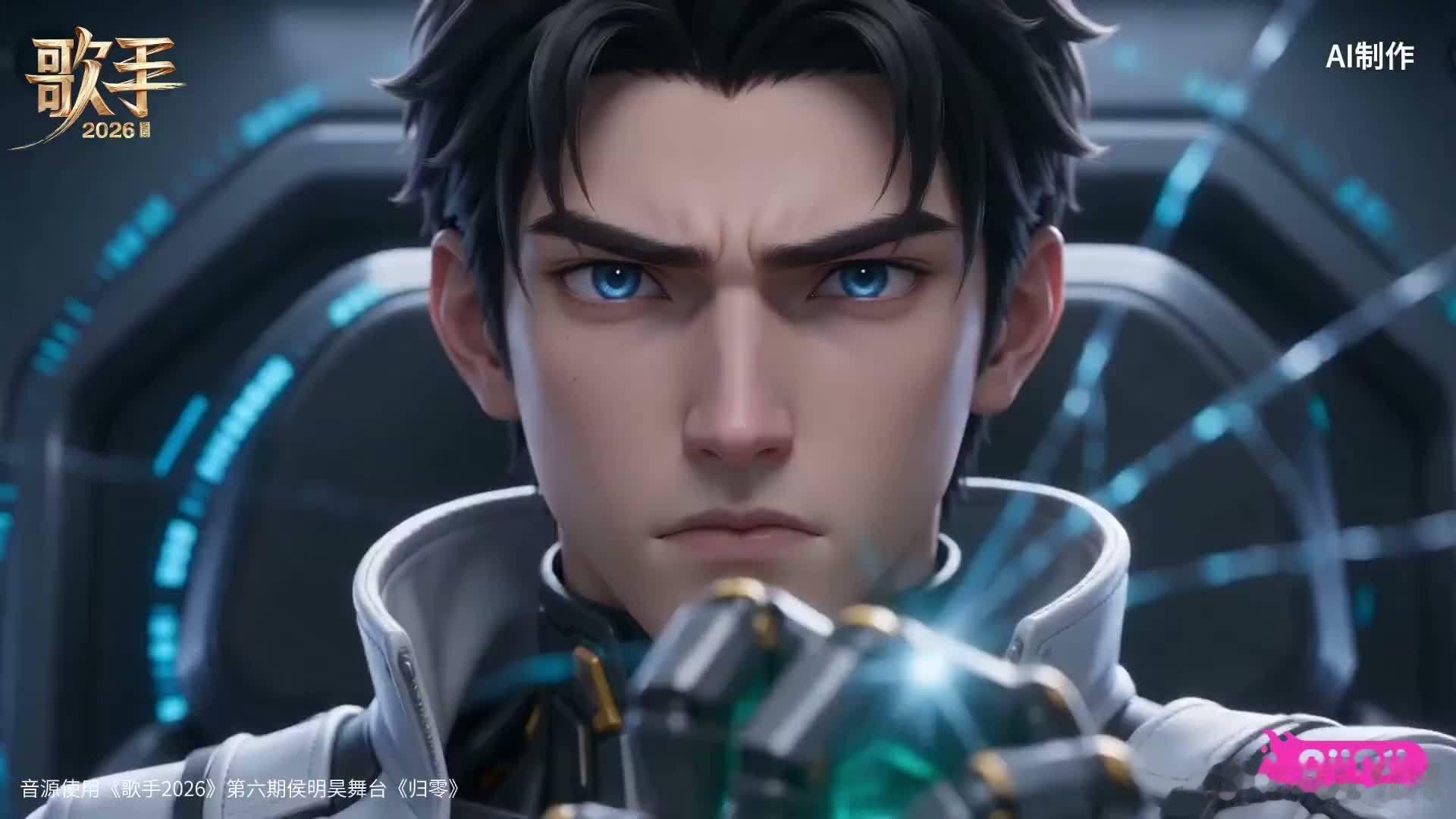 AI给侯明昊归零配了部科幻短片AI开始卷内娱二创了歌手2026休眠舱删记忆那段镜