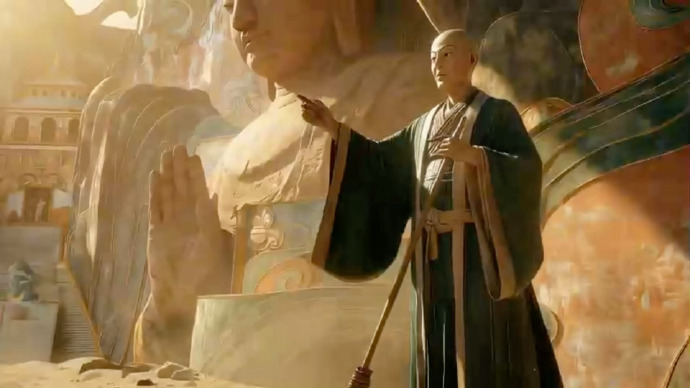 AI动画还原千年前的莫高窟这要不说谁能看出是AI做的 谁说科技和传统不能共生？这