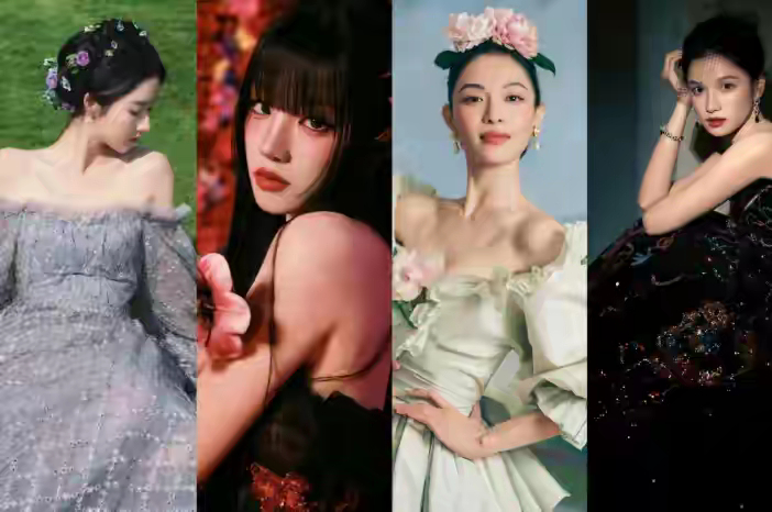VOGUE红毯，戚薇肿了，娜扎黑丝身材扁平，钟楚曦真空，宋茜好土女明星VOGUE